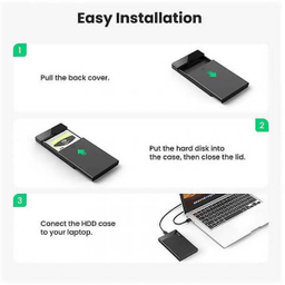 باکس هارد 2.5 اینچ USB3.0 یوگرین مدل US221