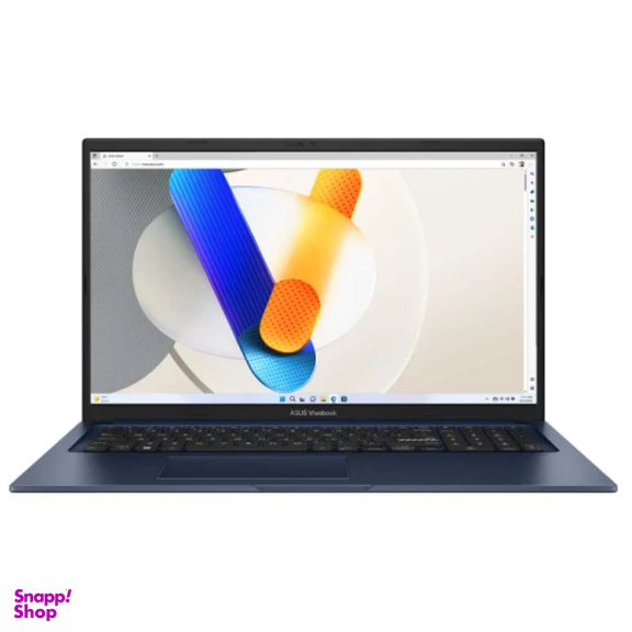 لپ تاپ 17.3 اینچ ایسوس مدل Vivobook 17X X1704VA-AU244-i5 1335U-16GB DDR4-512GB SSD-IPS