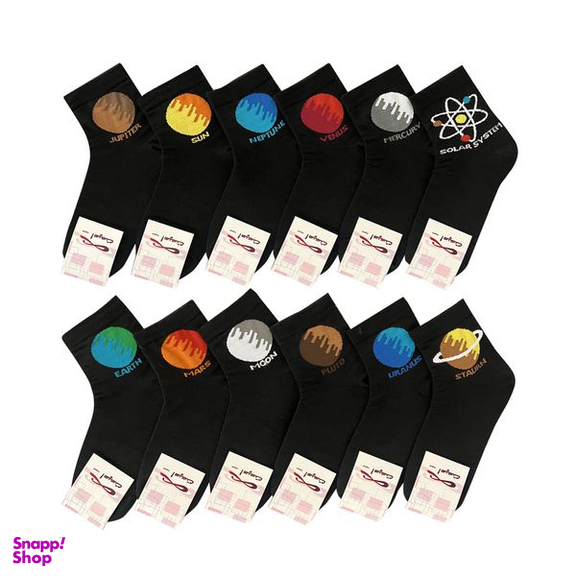 جوراب مردانه اسپست مدل ASP-SOL مجموعه 12 عددی