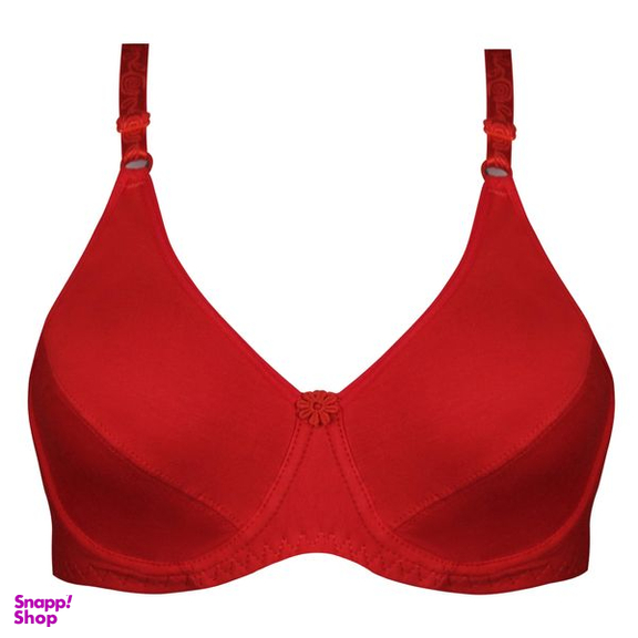 سوتین زنانه پانیذ مدل فنردار کد 22205 رنگ قرمز