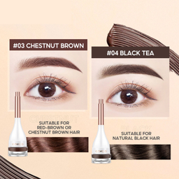 سایه ابرو کرمی او تو او رنگ 03 chestnut brown