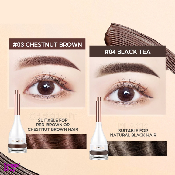 سایه ابرو کرمی او تو او رنگ 03 chestnut brown