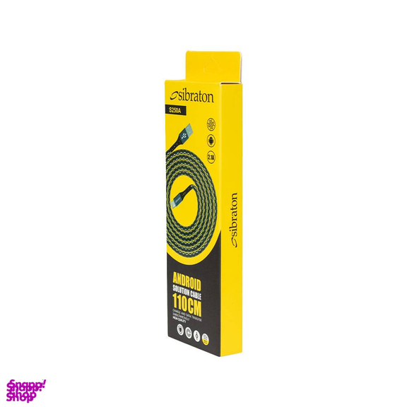 کابل تبدیل USB به microUSB سیبراتون مدل S250A طول 1.1 متر