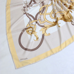 روسری زنانه آنالیا مدل ابریشم دور دست دوز کد 6057