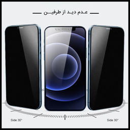 محافظ صفحه نمایش حریم شخصی راک اسپیس کد PRV مناسب برای گوشی موبایل اپل iPhone 12