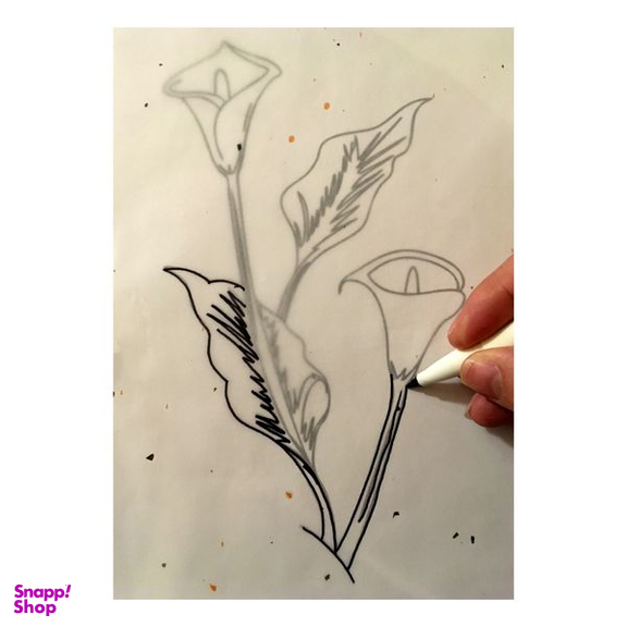 کاغذ کالک A4 اوریران طرح رنگدانه ای بسته 40 عددی