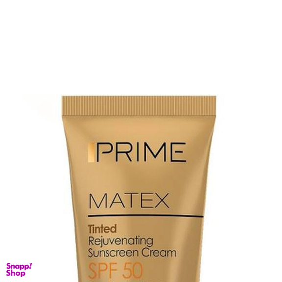 کرم ضد آفتاب جوان کننده پریم مدل Matex Tinted SPF50