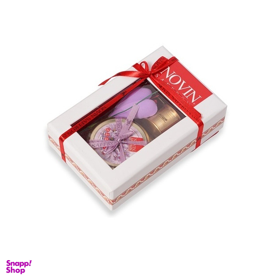 زعفران نوین طرح لوکس گل و هاون وزن 3 گرم