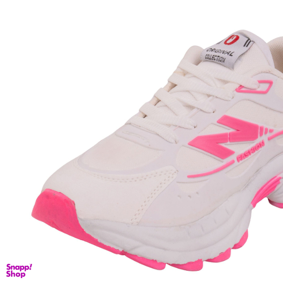 کفش پیاده روی زنانه مدل نیو فیس کد 14 رنگ سفید صورتی