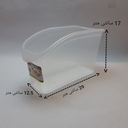 سبد نظم دهنده یخچال باران مدل شفاف کد 1