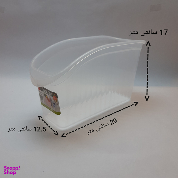 سبد نظم دهنده یخچال باران مدل شفاف کد 1
