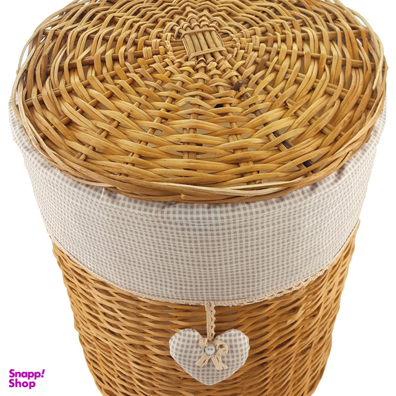 سبد رخت چرک مدل استوانه ای کد SLH-L