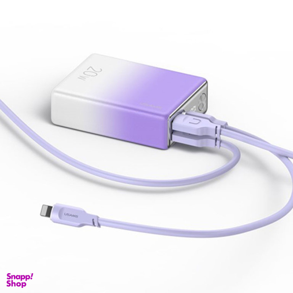 پاوربانک 20 وات یوسمز مدل US-CD192 PD20W ظرفیت 10000 میلی آمپر ساعت