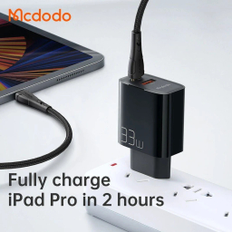 شارژر دیواری 33 وات مک دودو مدل CH-0922 به همراه کابل تبدیل USB-C