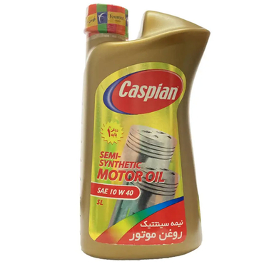 روغن موتور کاسپین مدل نیمه سینتتیک SAE-10W40-SL حجم 1 لیتر