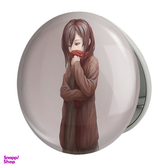 آینه جیبی خندالو طرح میکاسا اکرمن انیمه اتک آن تایتان Attack on Titan مدل تاشو کد 18515