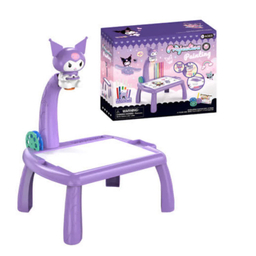 بازی آموزشی رنگ آمیزی ناب سل مدل میز نقاشی پروژکتوردار طرح کرومی