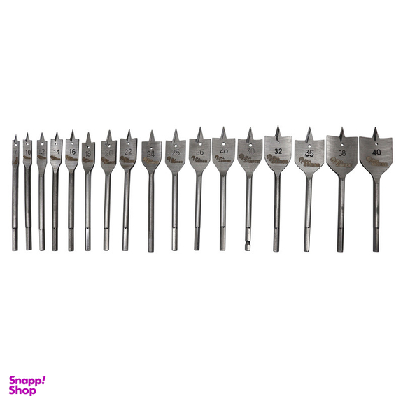 مته برگی سامکو مدل YP-8-40 مجموعه 17 عددی