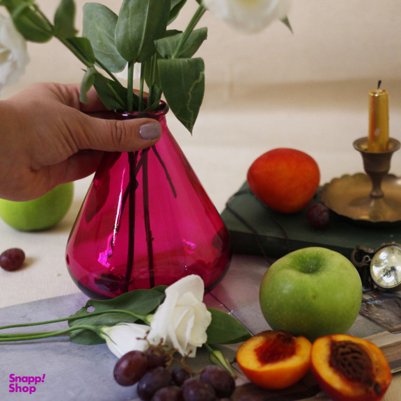 گلدان شیشه ای کد SD28