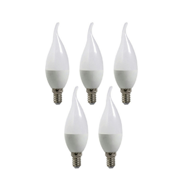 لامپ ال ای دی 7 وات دونیکو مدل اشکی پایه E14 مجموعه 5 عددی