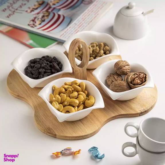 اردو خوری چوب سرامیکی مدل منحنی کد 5050