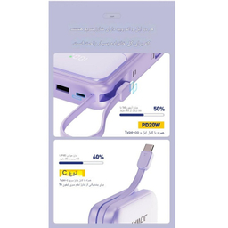 پاوربانک جووی کد JP-313 ظرفیت 20000 میلی آمپر ساعت