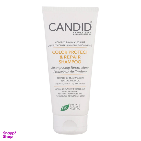 شامپو تثبیت کننده رنگ مو کاندید مدل Color Protect حجم 200 میلی لیتر