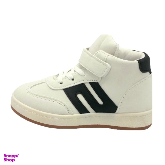 نیم بوت پسرانه مدل RO10208 رنگ سفید