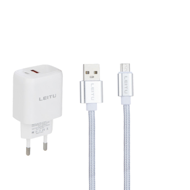 شارژر دیواری لیتو مدل LH-13 به همراه کابل Micro-USB