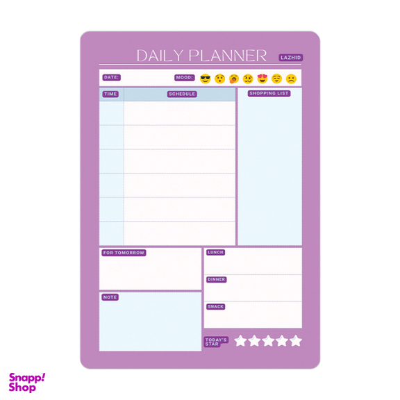 مگنت یخچال لاژید مدل پلنر روزانه کد MGNT050 سایز 20×30 سانتی متر