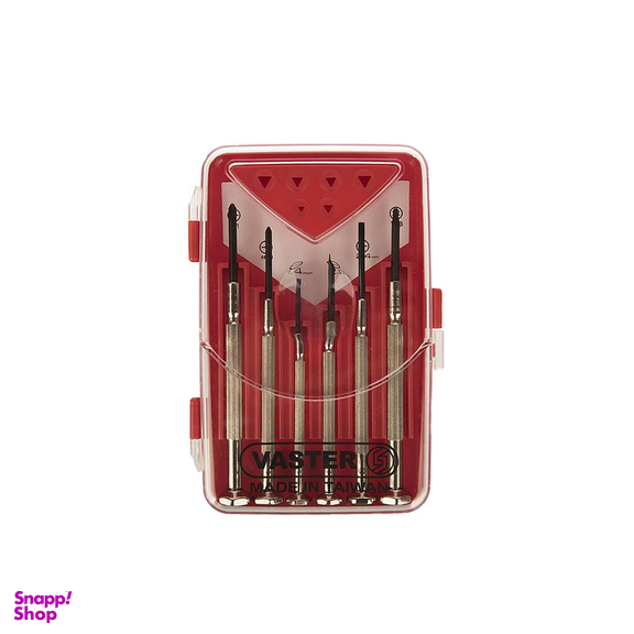 پیچ گوشتی ساعتی واستر کد 20 مجموعه شش عددی