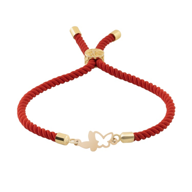 دستبند طلا 18 عیار زنانه داریم مدل پروانه کد M21