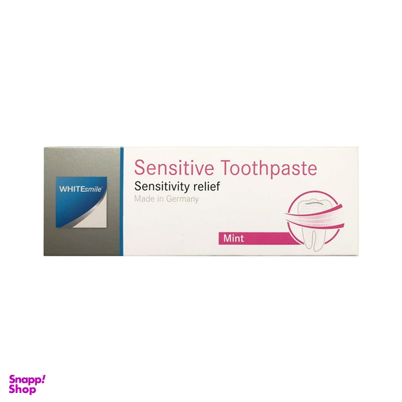 خمیر دندان ضد حساسیت وایت اسمایل مدل Sensitive حجم 75 میلی لیتر