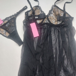 لباس خواب زنانه برتا مدل 2200MZ رنگ مشکی