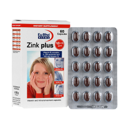 قرص مکمل زینک پلاس 10 یوروویتال بسته 60 عددی
