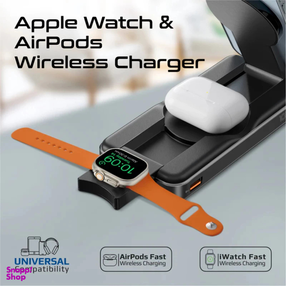 پاوربانک پرومیت مدل POWERPACK-FOLD ظرفیت 10000 میلی آمپر ساعت