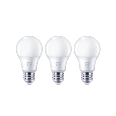 لامپ LED حبابی 12 وات بورسر مدل A65 پایه E27 بسته 3 عددی
