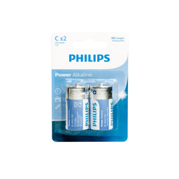 باتری فیلیپس مدل Power Alkaline C بسته 2 عددی