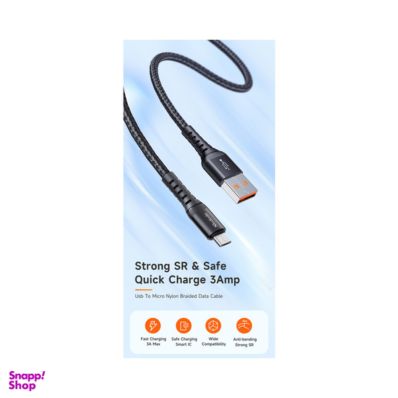 کابل تبدیل USB به MicroUSB مک دودو مدل CA-2281 طول 1 متر