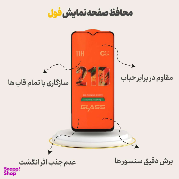 محافظ صفحه نمایش شهر گلس مدل FULSLSH مناسب iPhone 13 Pro Max / iPhone 14 Plus