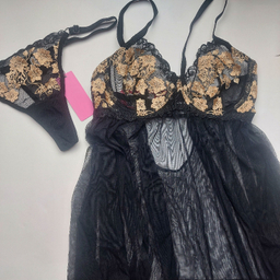 لباس خواب زنانه برتا مدل 2200MZ رنگ مشکی