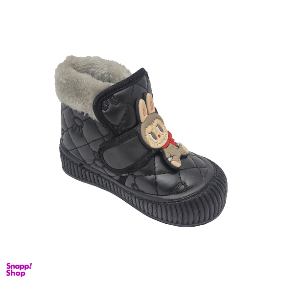 بوت دخترانه مدل لبوبو رنگ مشکی