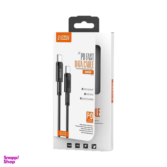 کابل USB-C اِیزن مدل  EC-13 100W PD Fast Charge طول 1 متر
