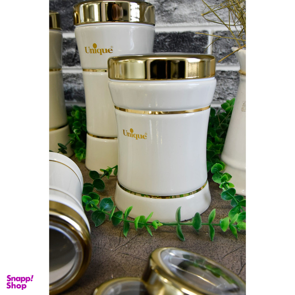 سرویس آشپزخانه 18 یونیک پارچه مدل کمر باریک K_T کد 4690