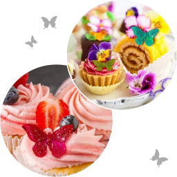 قالب فوندانت به گز طرح پروانه