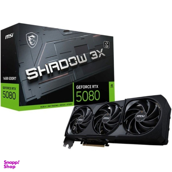 کارت گرافیک مخصوص بازی ام اس آی مدل RTX 5080 Shadow 3X OC 16G