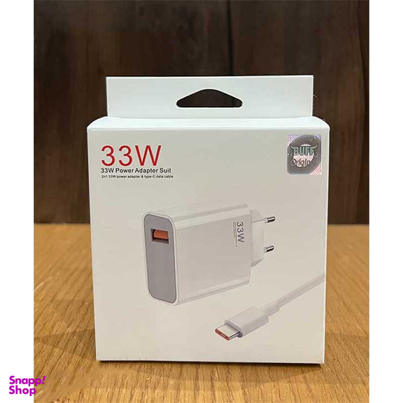 شارژر دیواری 33 وات بوف مدل MDY-11-EZ به همراه کابل