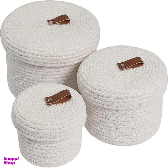 سبد کپو بافی مدل p5 مجموعه 3 عددی