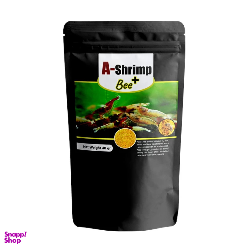 مکمل میگو ای شریمپ مدل Bee Plus وزن 40 گرم