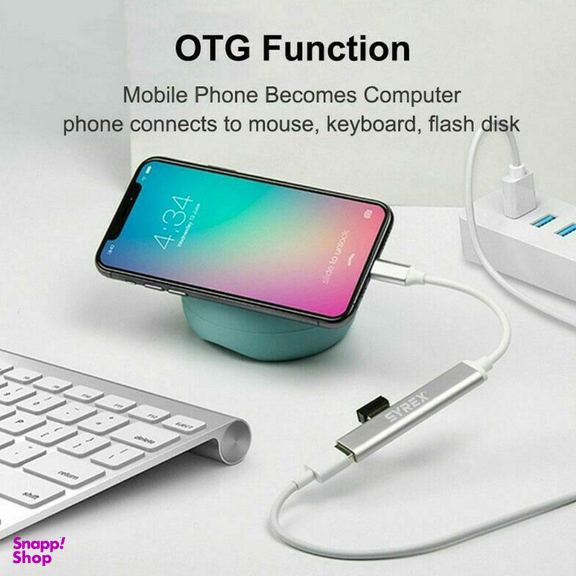 هاب 4 پورت USB سایرکس مدل SX-CU9003